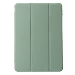 For Xiaomi Pad 6 / Pad 6 Pro Tri-fold Stand Tablet Case PU Leather Transparent Acrylic TPU Smart Cover
