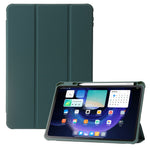For Xiaomi Pad 6 / Pad 6 Pro Tri-fold Stand Tablet Case PU Leather Transparent Acrylic TPU Smart Cover