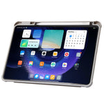 Xiaomi Pad 6 / Pad 6 Pro Origami Trippelvikbart Stativ Surfplatta Skal PU-läder Transparent Akryl TPU-skydd med Pennfack
