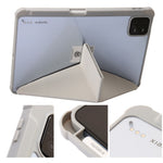 Xiaomi Pad 6 / Pad 6 Pro Origami Trippelvikbart Stativ Surfplatta Skal PU-läder Transparent Akryl TPU-skydd med Pennfack
