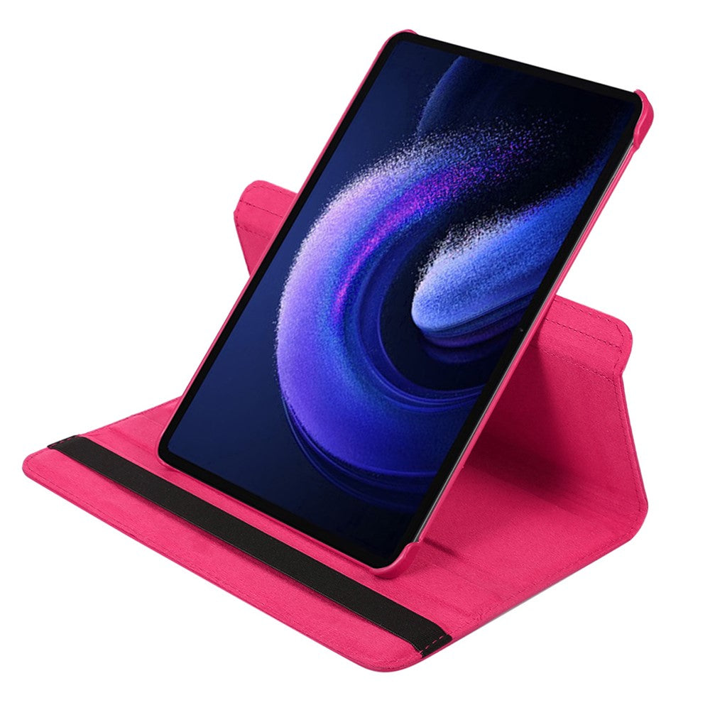 ENKAY HAT PRINCE Tablet Case for Xiaomi Pad 6 / Pad 6 Pro Rotary Stand PU Leather+PC Cover with Auto Sleep / Wake