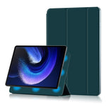 For Xiaomi Pad 6 PU Leather Tablet Case Trifold Stand Magnetic Protective Cover