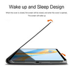 For Honor Pad V8 Genuine Cow Leather Tablet Case Stand Auto Wake / Sleep Cover