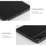 For Honor Pad V8 Genuine Cow Leather Tablet Case Stand Auto Wake / Sleep Cover