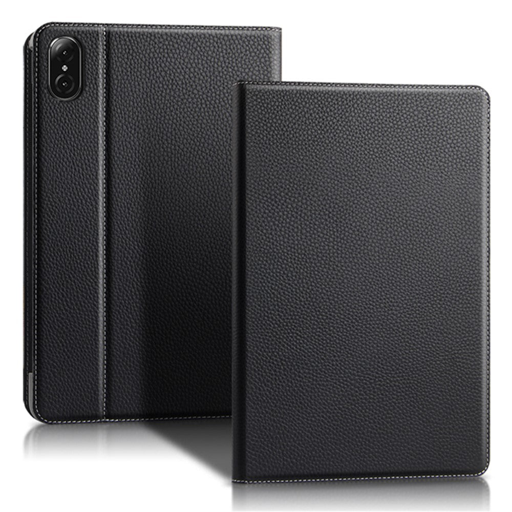 For Honor Pad V8 Genuine Cow Leather Tablet Case Stand Auto Wake / Sleep Cover