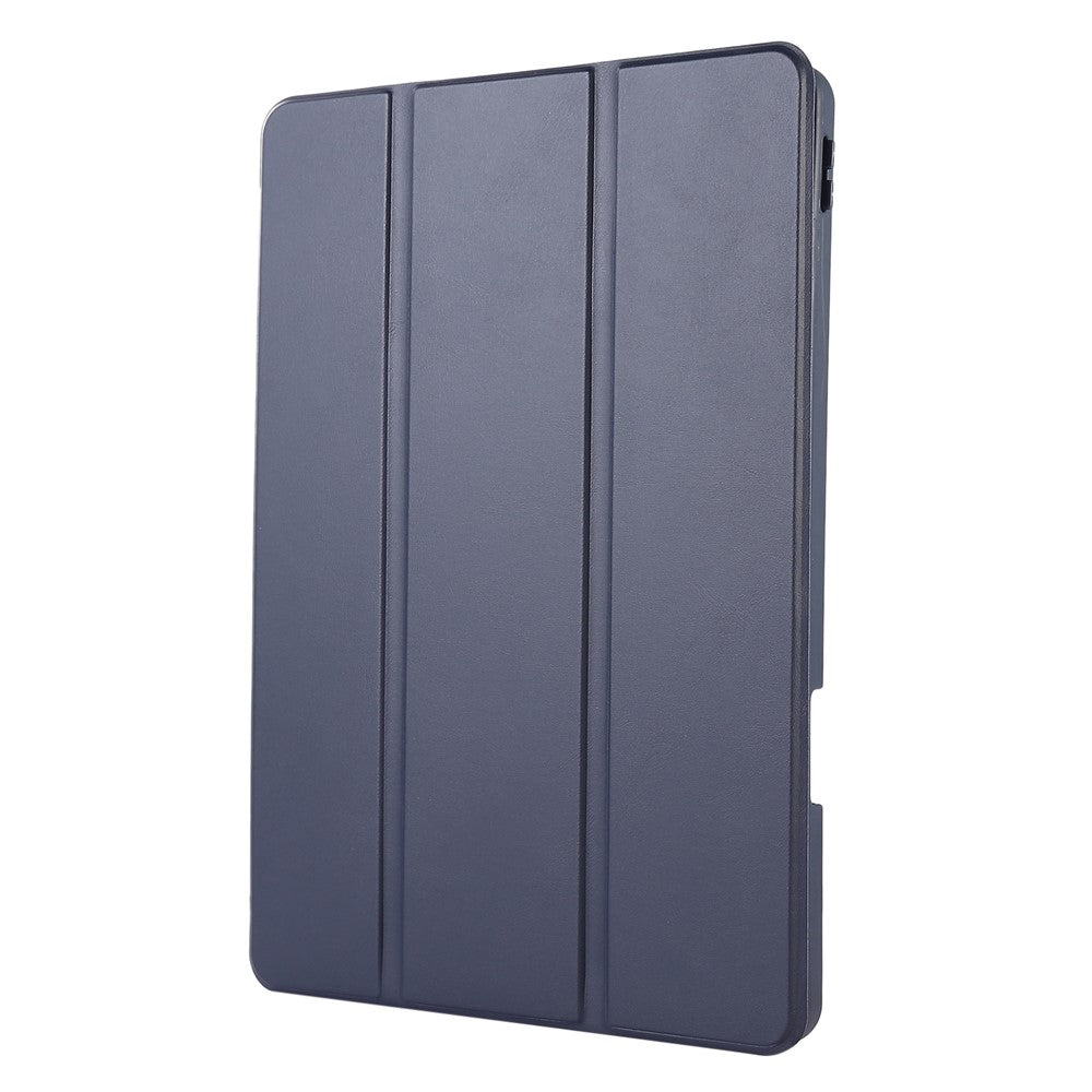 For Huawei MatePad 11 (2023) Solid Color PU Leather Cover Tri-Fold Stand Tablet Case with Pencil Slot