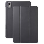 For Huawei MatePad 11 (2023) Solid Color PU Leather Cover Tri-Fold Stand Tablet Case with Pencil Slot