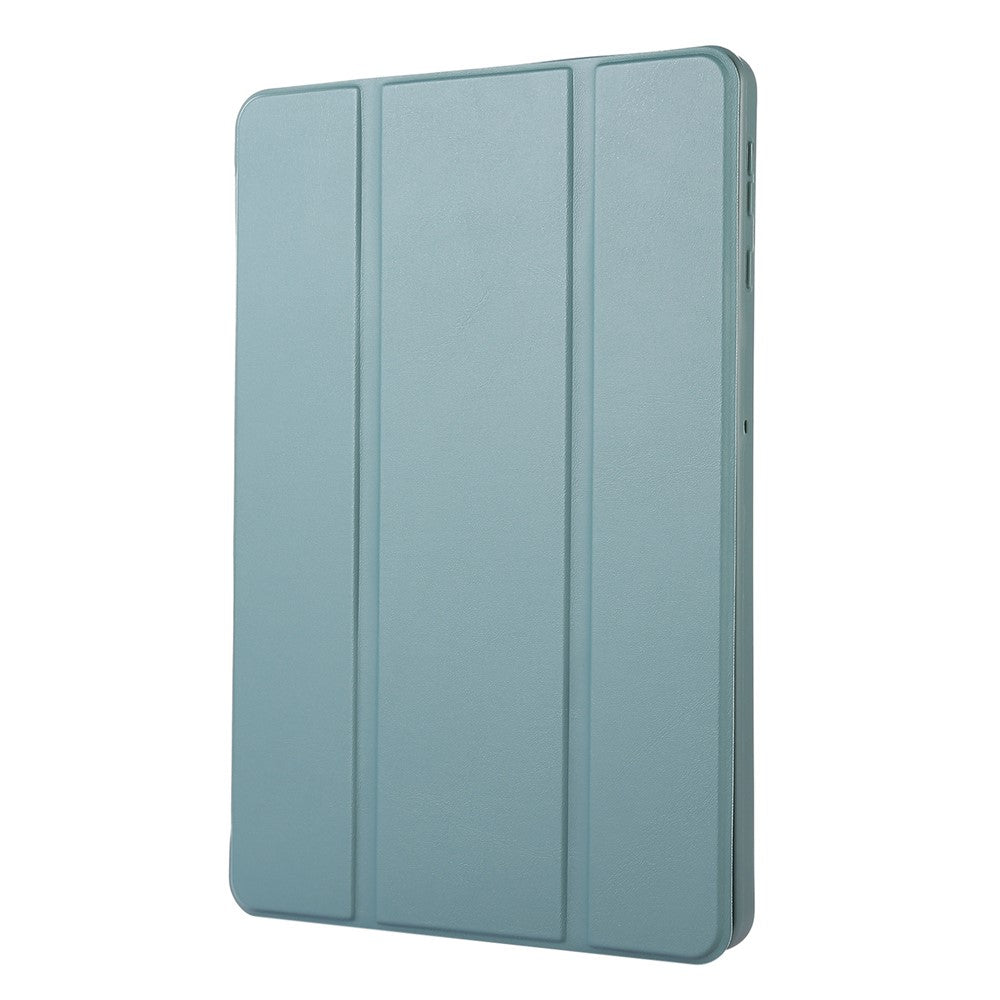 For Huawei MatePad SE 10.4-inch Solid Color PU Leather Tablet Cover Tri-Fold Stand Anti-drop Case with Pencil Slot