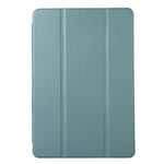 For Huawei MatePad SE 10.4-inch Solid Color PU Leather Tablet Cover Tri-Fold Stand Anti-drop Case with Pencil Slot