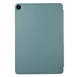 For Huawei MatePad SE 10.4-inch Solid Color PU Leather Tablet Cover Tri-Fold Stand Anti-drop Case with Pencil Slot