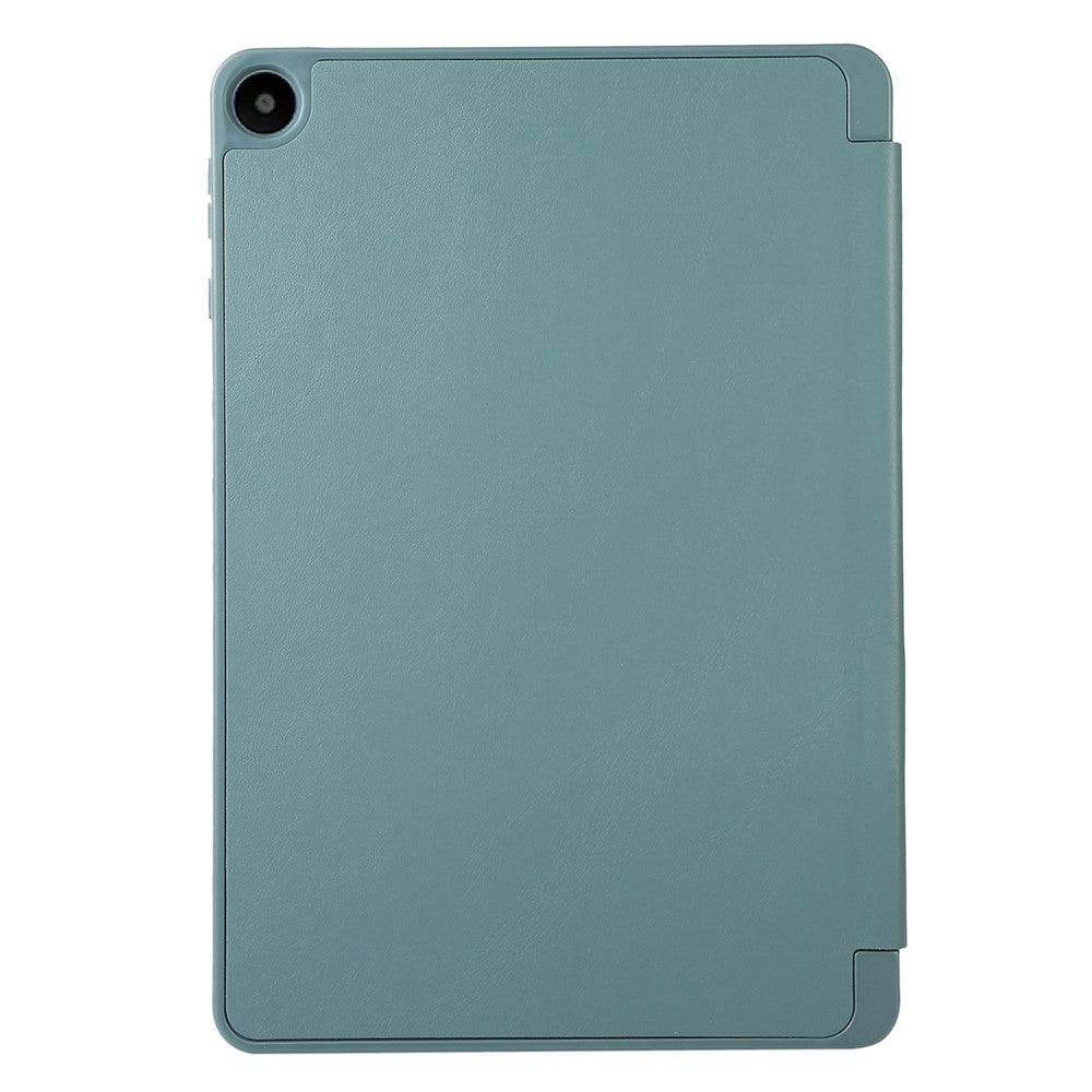 For Huawei MatePad SE 10.4-inch Solid Color PU Leather Tablet Cover Tri-Fold Stand Anti-drop Case with Pencil Slot