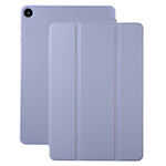 For Huawei MatePad SE 10.4-inch Solid Color PU Leather Tablet Cover Tri-Fold Stand Anti-drop Case with Pencil Slot