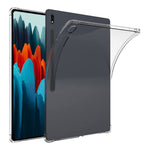 Til Samsung Galaxy Tab S8 Ultra fleksibelt TPU-tabletcover Forstærkede hjørner Gennemsigtigt beskyttelsescover