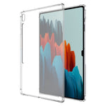 Til Samsung Galaxy Tab S8 Ultra fleksibelt TPU-tabletcover Forstærkede hjørner Gennemsigtigt beskyttelsescover