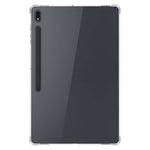 Til Samsung Galaxy Tab S8 Ultra fleksibelt TPU-tabletcover Forstærkede hjørner Gennemsigtigt beskyttelsescover