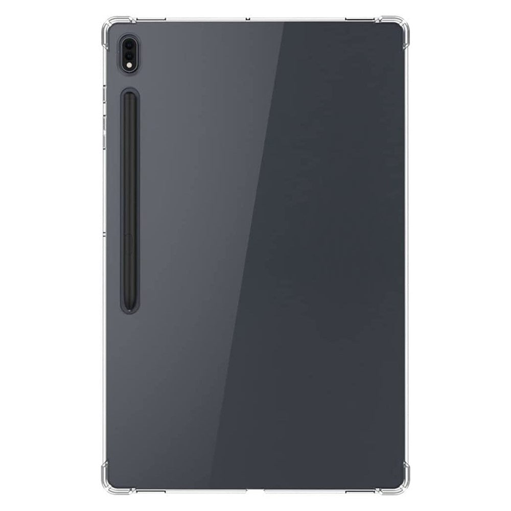Til Samsung Galaxy Tab S8 Ultra fleksibelt TPU-tabletcover Forstærkede hjørner Gennemsigtigt beskyttelsescover