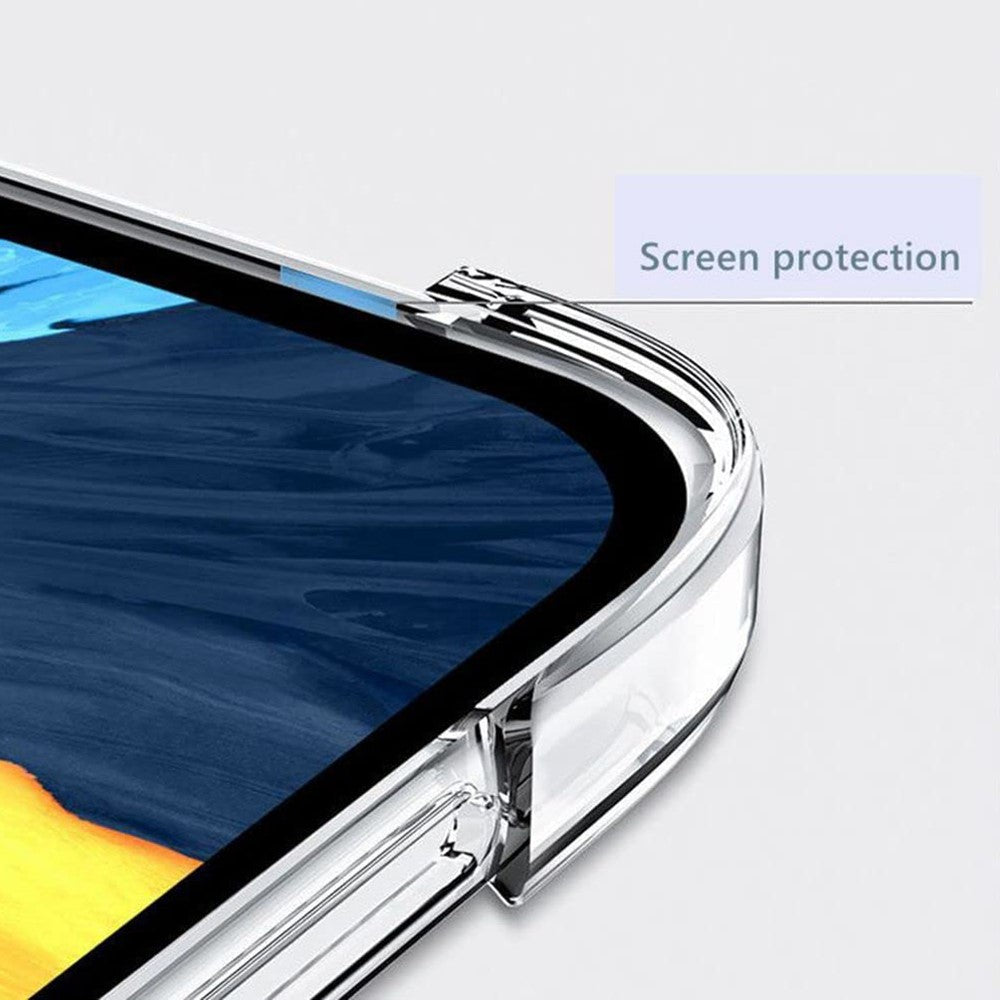 Til Samsung Galaxy Tab S8 Ultra fleksibelt TPU-tabletcover Forstærkede hjørner Gennemsigtigt beskyttelsescover
