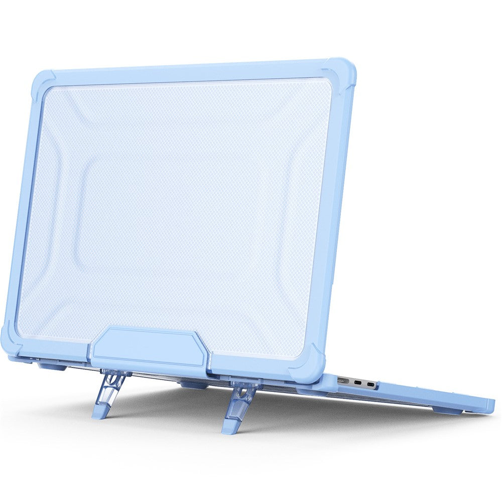 MacBook Air 13 tommer (2026) A3449 / (2025) A3240 / (2024) A3113 / (2022) A2681 Laptopetui PC + TPU-støtte Varmeafledende beskyttelse