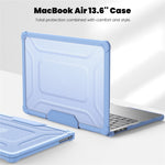 MacBook Air 13 tommer (2026) A3449 / (2025) A3240 / (2024) A3113 / (2022) A2681 Laptopetui PC + TPU-støtte Varmeafledende beskyttelse