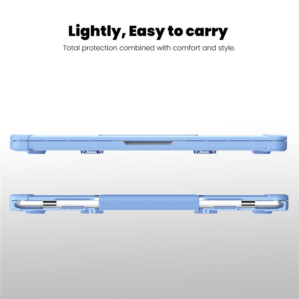 MacBook Air 13 tommer (2026) A3449 / (2025) A3240 / (2024) A3113 / (2022) A2681 Laptopetui PC + TPU-støtte Varmeafledende beskyttelse