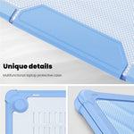 MacBook Air 13 tommer (2026) A3449 / (2025) A3240 / (2024) A3113 / (2022) A2681 Laptopetui PC + TPU-støtte Varmeafledende beskyttelse