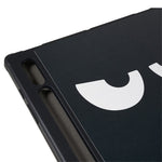 For Samsung Galaxy Tab S8 Ultra Trifold Stand Tablet Case PU Leather Pattern Printing Cover