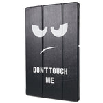 For Samsung Galaxy Tab S8 Ultra Trifold Stand Tablet Case PU Leather Pattern Printing Cover