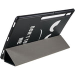 For Samsung Galaxy Tab S8 Ultra Trifold Stand Tablet Case PU Leather Pattern Printing Cover