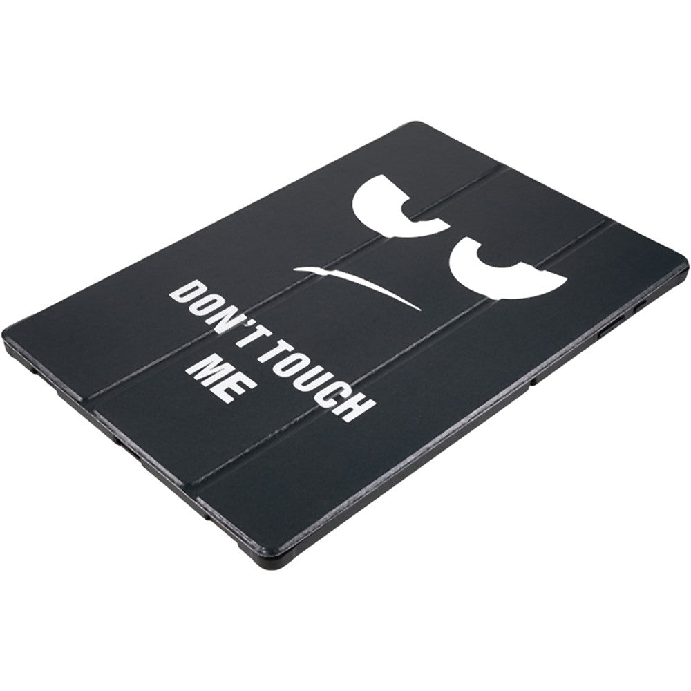 For Samsung Galaxy Tab S8 Ultra Trifold Stand Tablet Case PU Leather Pattern Printing Cover