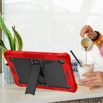 Lenovo Tab M10 Plus TB-X606 Stöd Stötsäkert Skal Silikon + PC Surfplatta Skal