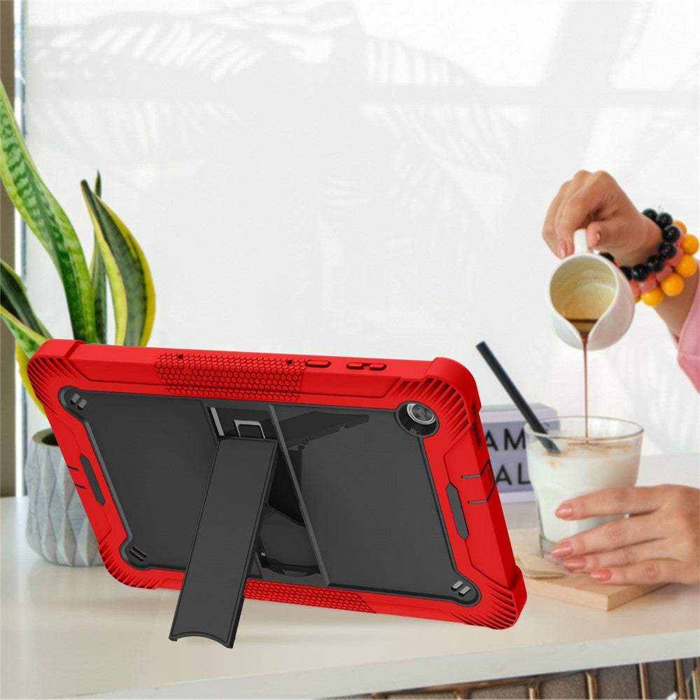 Lenovo Tab M10 Plus TB-X606 Stöd Stötsäkert Skal Silikon + PC Surfplatta Skal