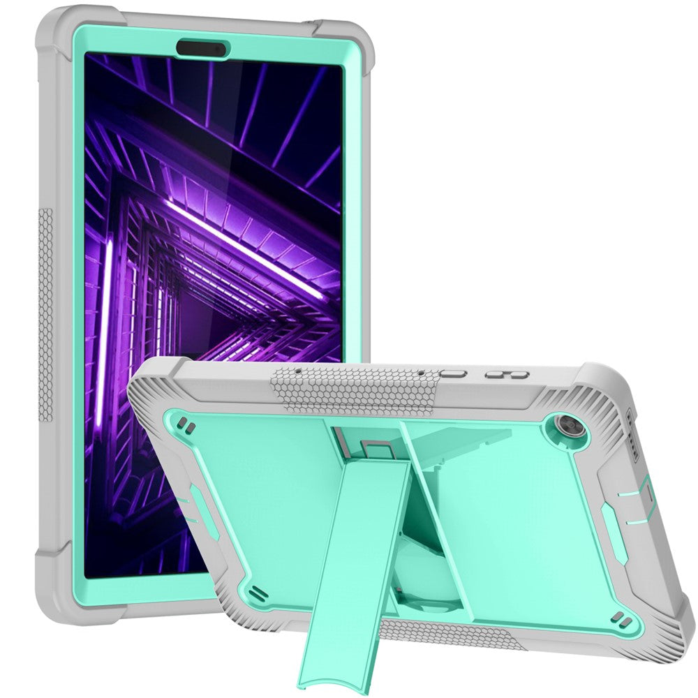 Lenovo Tab M10 Plus TB-X606 Stöd Stötsäkert Skal Silikon + PC Surfplatta Skal