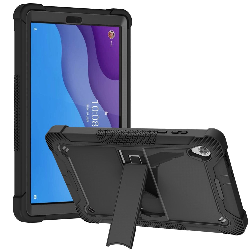 For Lenovo Tab M10 HD Gen 2 TB-X306F / TB-X306X Tablet Protective Shell Kickstand Silicone + PC Cover Case