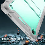 For Lenovo Tab M10 Plus (3rd Gen) / Xiaoxin Pad 2022 10.6 inch Anti-Scratch Tablet Cover Kickstand Silicone + PC Case Shell