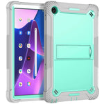 For Lenovo Tab M10 Plus (3rd Gen) / Xiaoxin Pad 2022 10.6 inch Anti-Scratch Tablet Cover Kickstand Silicone + PC Case Shell