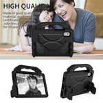 For Lenovo Tab M9 TB-310FU EVA Tablet Case Foldable Thumb Kickstand Anti-drop Cover with Handle Grip
