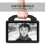 For Lenovo Tab M9 TB-310FU EVA Tablet Case Foldable Thumb Kickstand Anti-drop Cover with Handle Grip