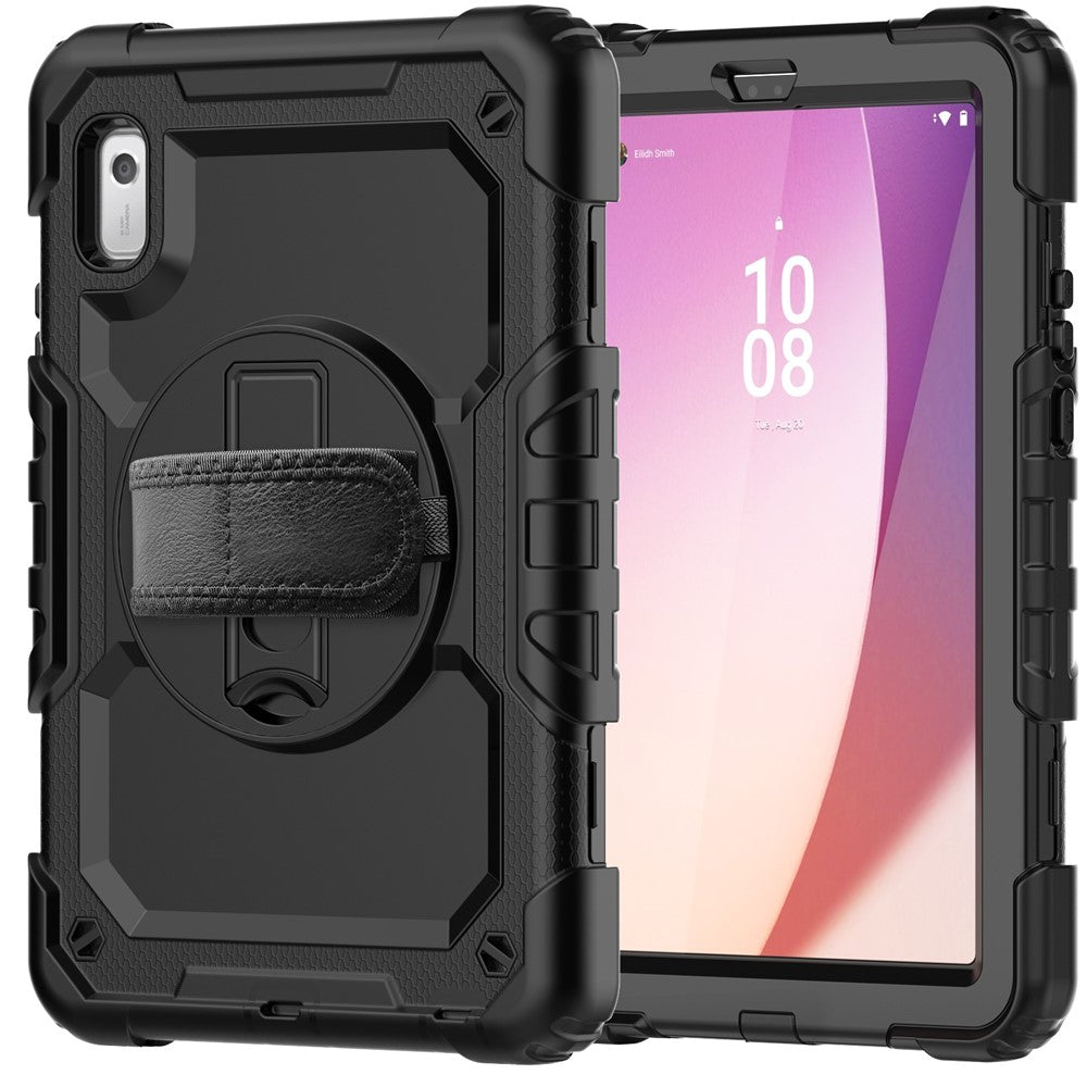 Stativfodral för surfplatta till Lenovo Tab M9 TB-310FU / K9 9" TB310 2023 Handrem Silikon + PC Surfplatta med axelrem PET-skärmfilm
