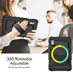 Stativfodral för surfplatta till Lenovo Tab M9 TB-310FU / K9 9" TB310 2023 Handrem Silikon + PC Surfplatta med axelrem PET-skärmfilm