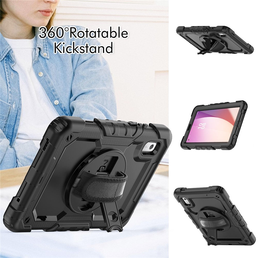 Stativfodral för surfplatta till Lenovo Tab M9 TB-310FU / K9 9" TB310 2023 Handrem Silikon + PC Surfplatta med axelrem PET-skärmfilm