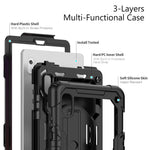 Stativfodral för surfplatta till Lenovo Tab M9 TB-310FU / K9 9" TB310 2023 Handrem Silikon + PC Surfplatta med axelrem PET-skärmfilm