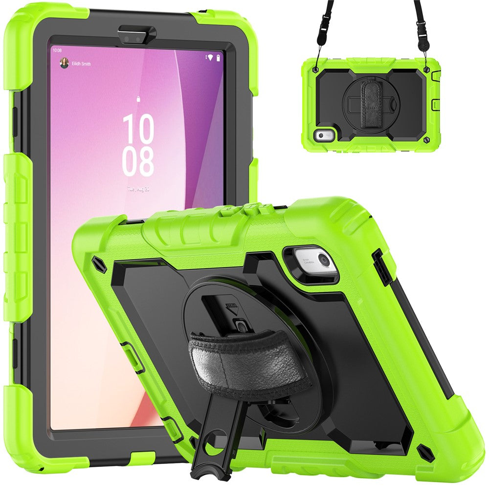 Stativfodral för surfplatta till Lenovo Tab M9 TB-310FU / K9 9" TB310 2023 Handrem Silikon + PC Surfplatta med axelrem PET-skärmfilm