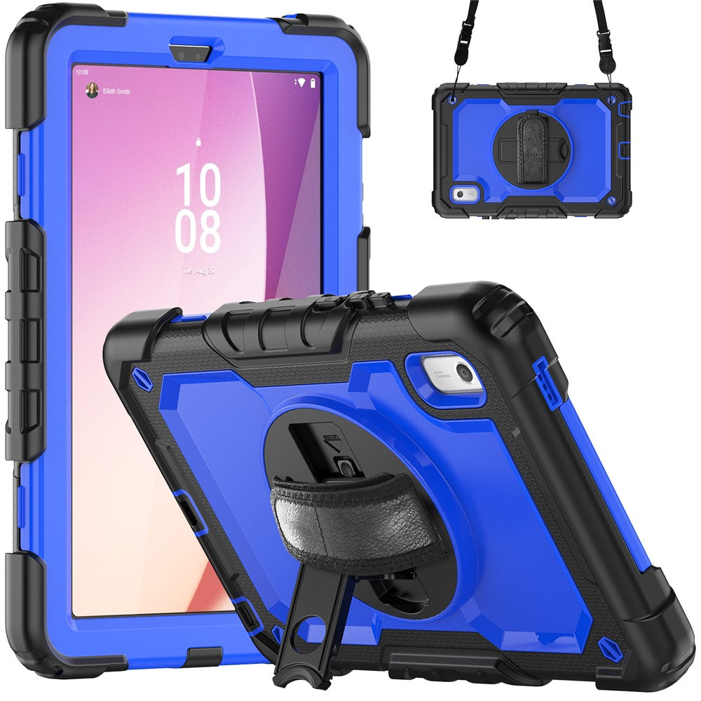 Stativfodral för surfplatta till Lenovo Tab M9 TB-310FU / K9 9" TB310 2023 Handrem Silikon + PC Surfplatta med axelrem PET-skärmfilm