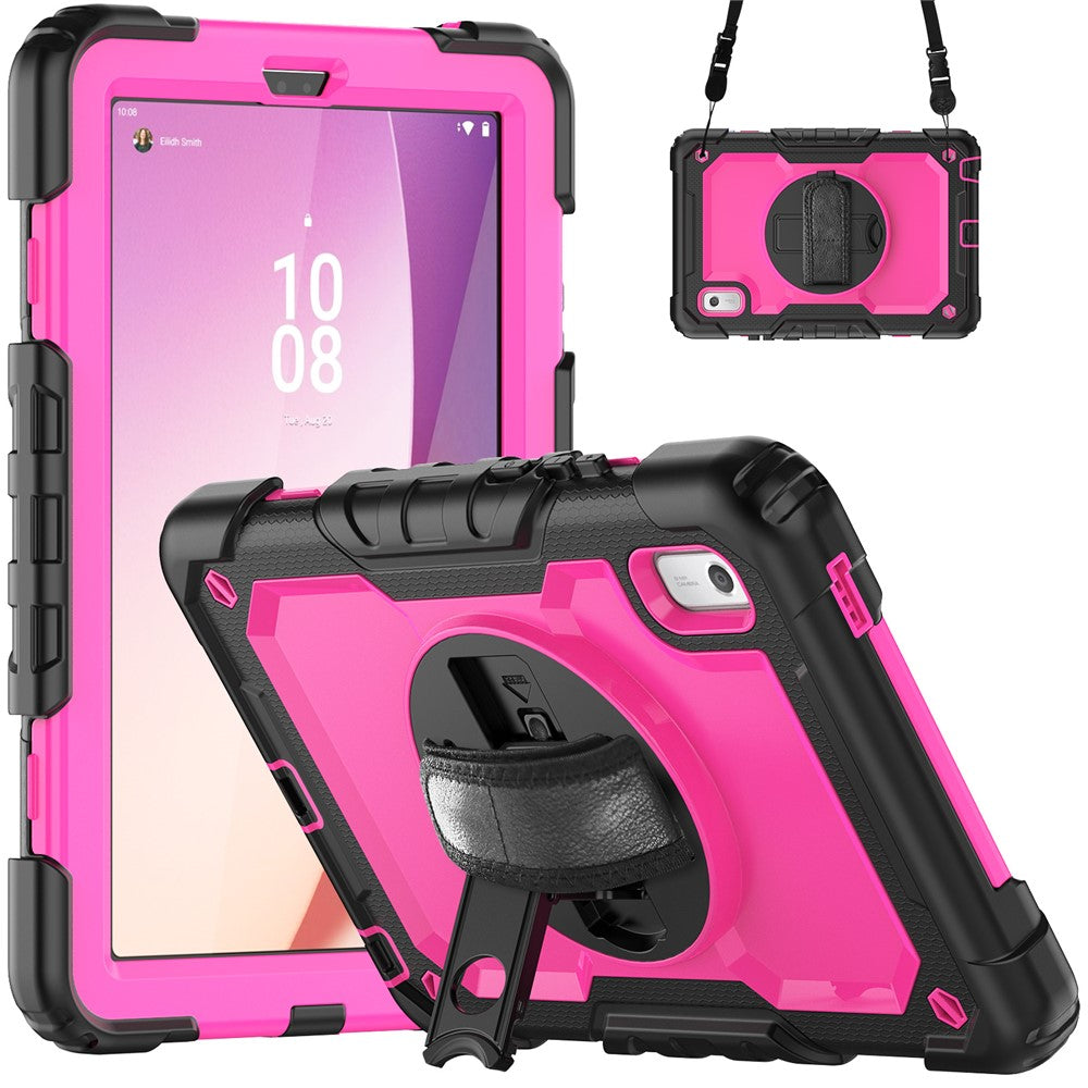 Stativfodral för surfplatta till Lenovo Tab M9 TB-310FU / K9 9" TB310 2023 Handrem Silikon + PC Surfplatta med axelrem PET-skärmfilm