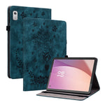 Lenovo Tab M9 TB-310FU Stativ Kortplatser Surfplatta Fodral Präglat PU-läder Skyddande Fodral