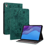 PU-läderfodral till Lenovo Tab M10 HD Gen 2 TB-X306X / TB-X306F stativ med tryckt surfplatta