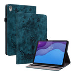 PU-läderfodral till Lenovo Tab M10 HD Gen 2 TB-X306X / TB-X306F stativ med tryckt surfplatta