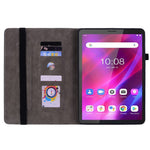 PU Leather Case for Lenovo Tab M7 (3rd Gen) Anti-drop Imprinted Tablet Stand Cover with Pen Holder