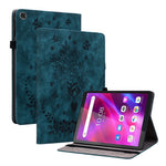 PU Leather Case for Lenovo Tab M7 (3rd Gen) Anti-drop Imprinted Tablet Stand Cover with Pen Holder