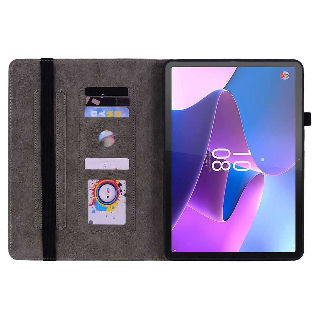 PU Leather Case for Lenovo Tab P11 Pro Gen 2 11.2" Folio Flip Imprinted Tablet Stand Cover